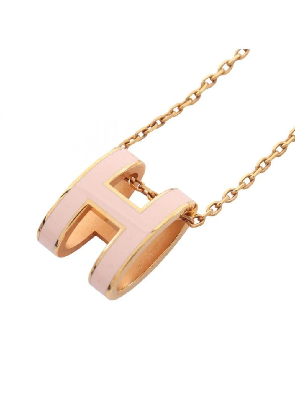 Hermes Necklace Pop Gold